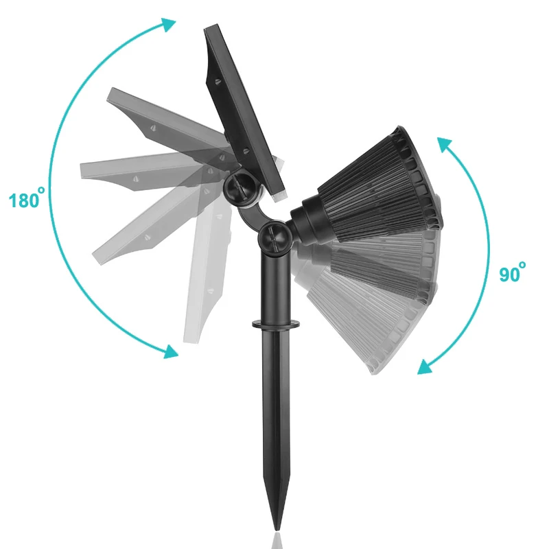Светодиодный светильник на солнечной батарее KHLITEC 4 s синий светодиодный садовые