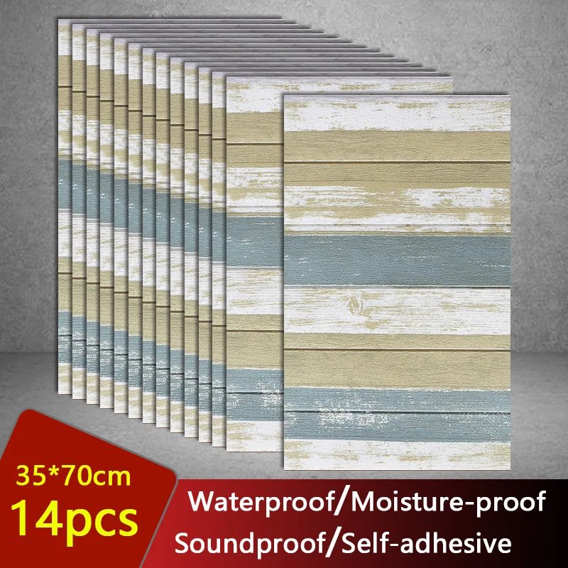 

3D Wall Stickers Ceiling Stickers Self-Loading Roof Kids Room Office Decoration Foam Soft Package Self-Adhesive Wallpaper