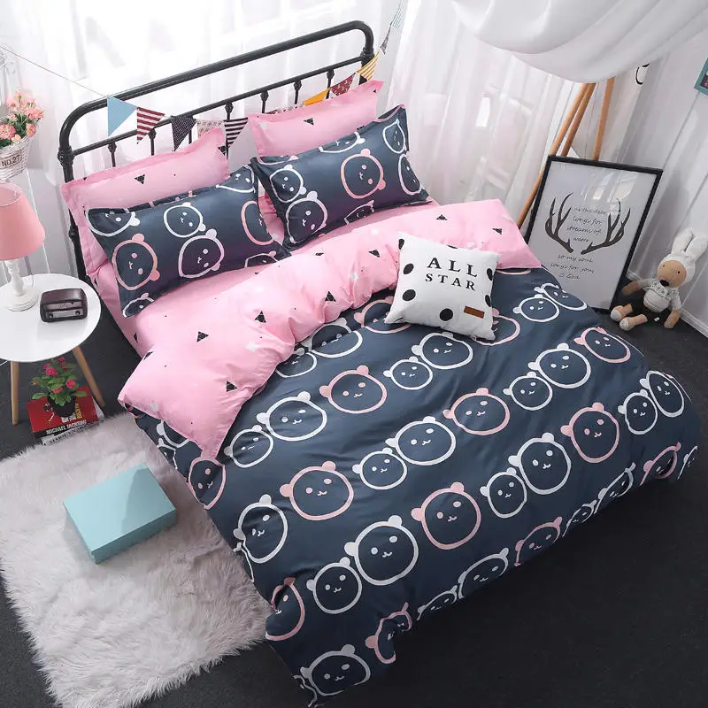3d набор постельных принадлежностей для девочек Медведь Утешитель кролик крышка