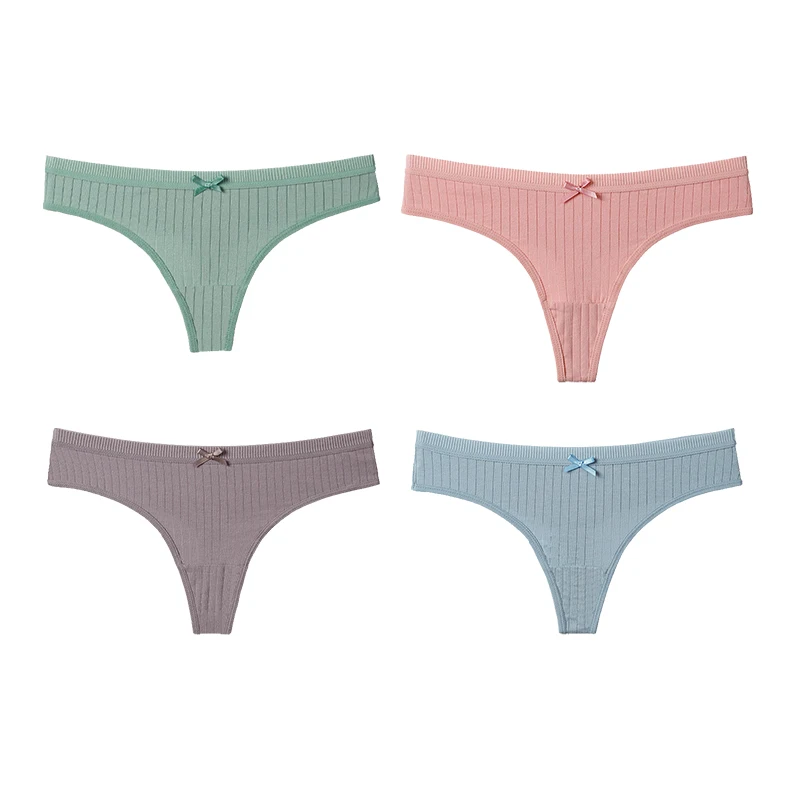 

Sexy Lingerie Women's Cotton G-String Thong Panties String Underwear Women Briefs Pants Intimate Ladies Low-Rise 1 piece