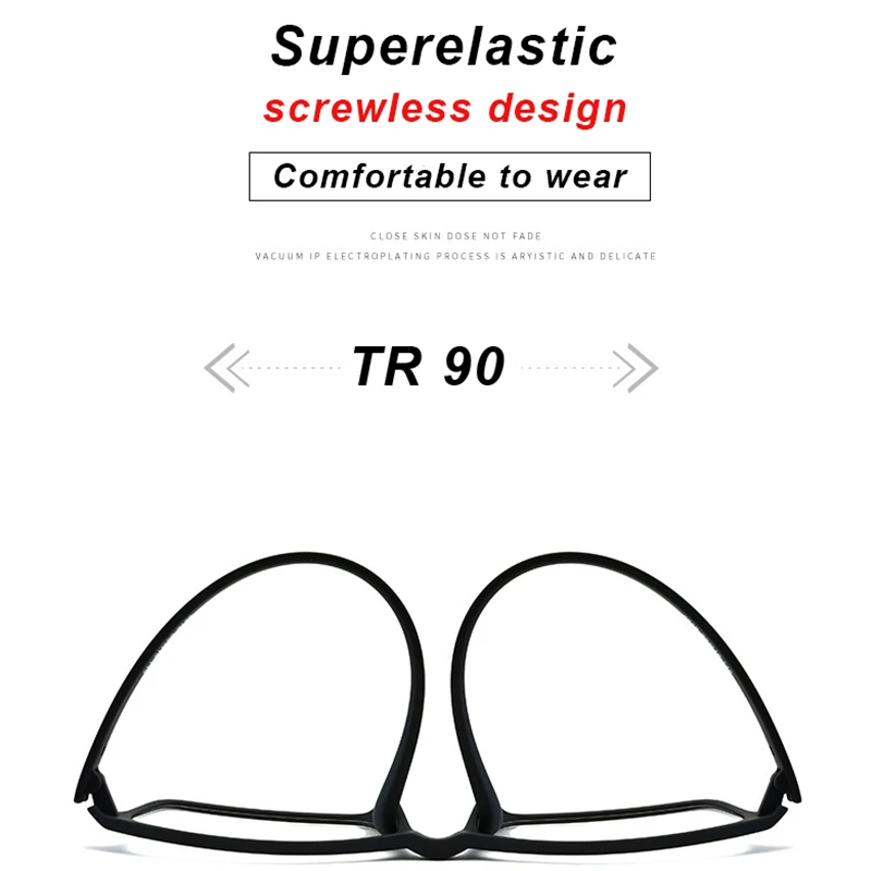TR90 мужская оправа для очков Ультралегкая без винта оптическая мужчин очки по