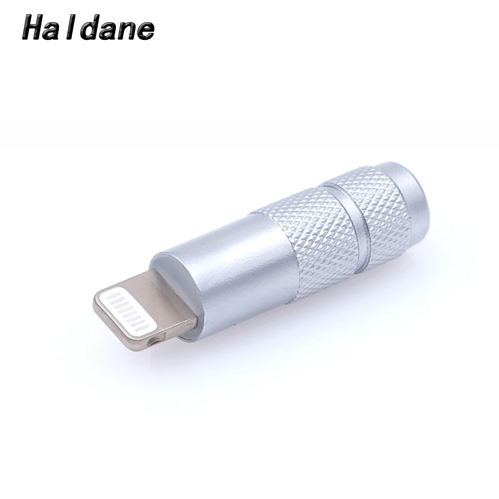 Haldane один шт HiFi декодер DAC адаптер чипа для iphone lightning штекер 3,5 мм Гнездовой разъем для усилитель для наушников