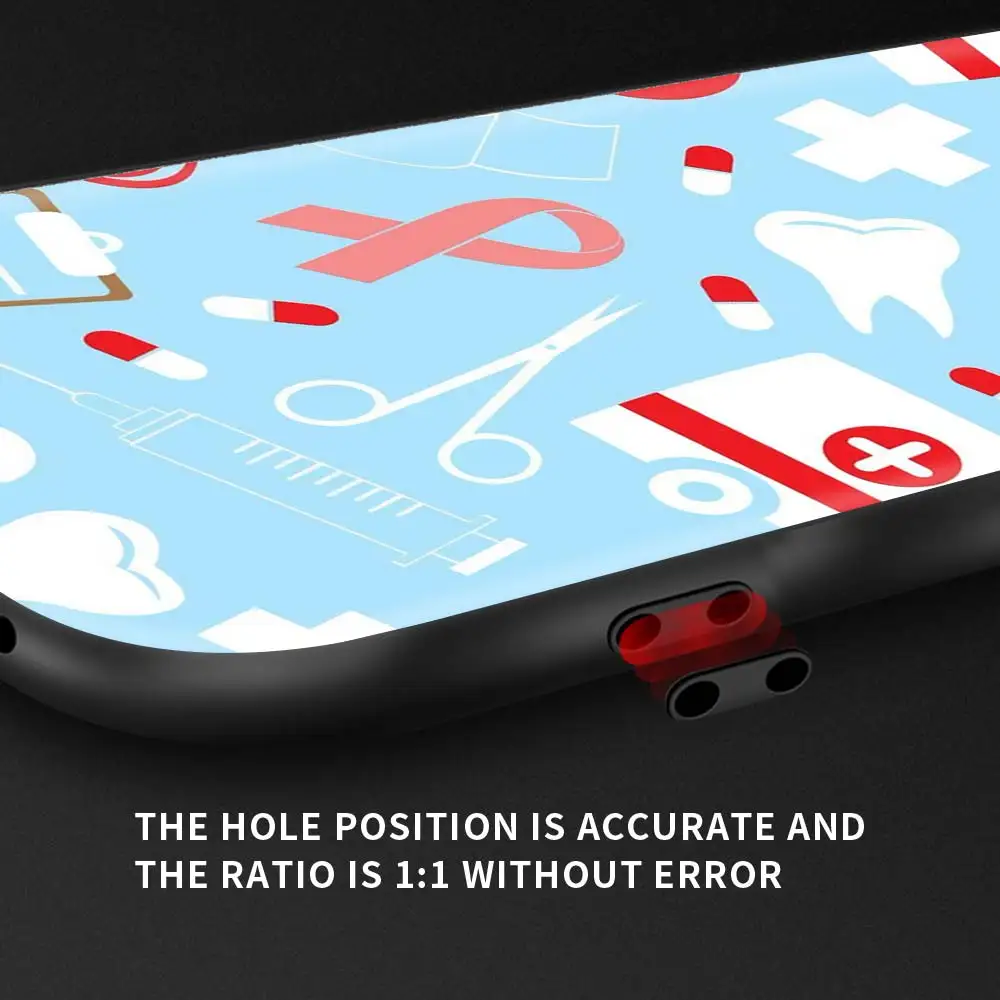 

Soft Phone Case For Huawei P30 P40 Lite E P Smart Z Y6 2019 2021 P20 Pro Honor 20 9X Play 9A Cover Funda Nurse Medical Medicine