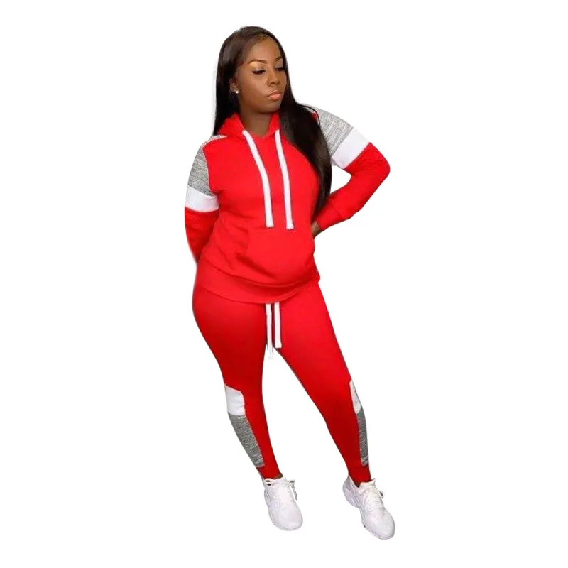 Зимний женский комплект спортивный костюм с длинным рукавом полосатые толстовки
