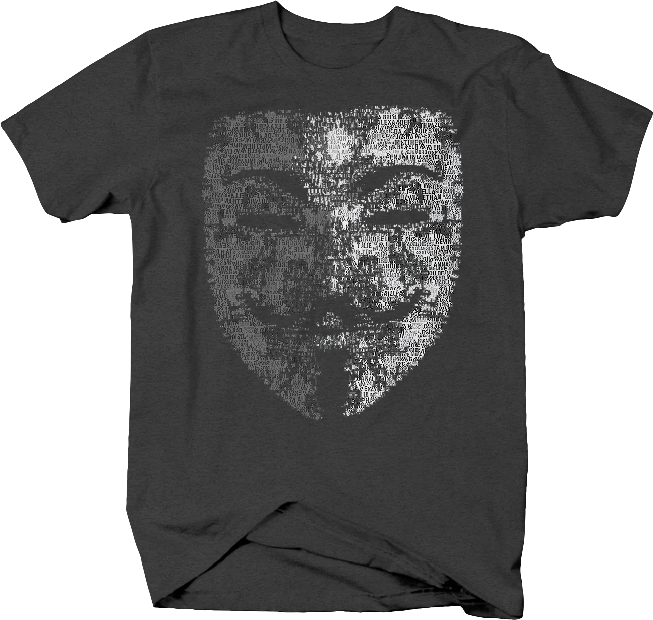 

Guy Fawkes Anonymous Mask Free Information T-Shirt Mens