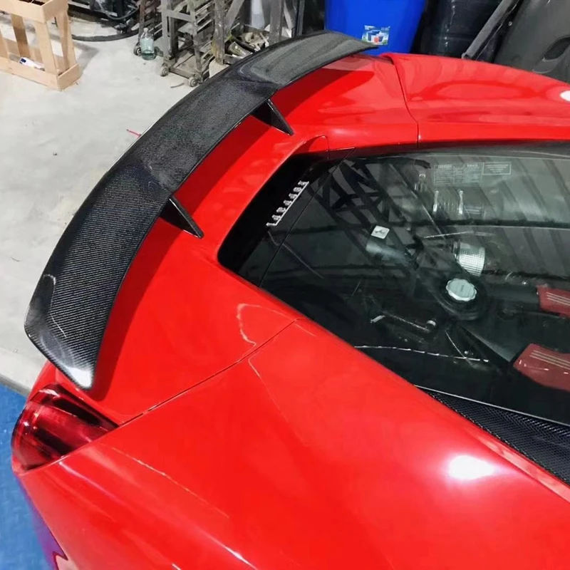 Заднее крыло из углеродного волокна для Ferrari 488 задний спойлер из углеродного волокна для Ferrari 488 spider для Ferrari 488 GTB задний спойлер