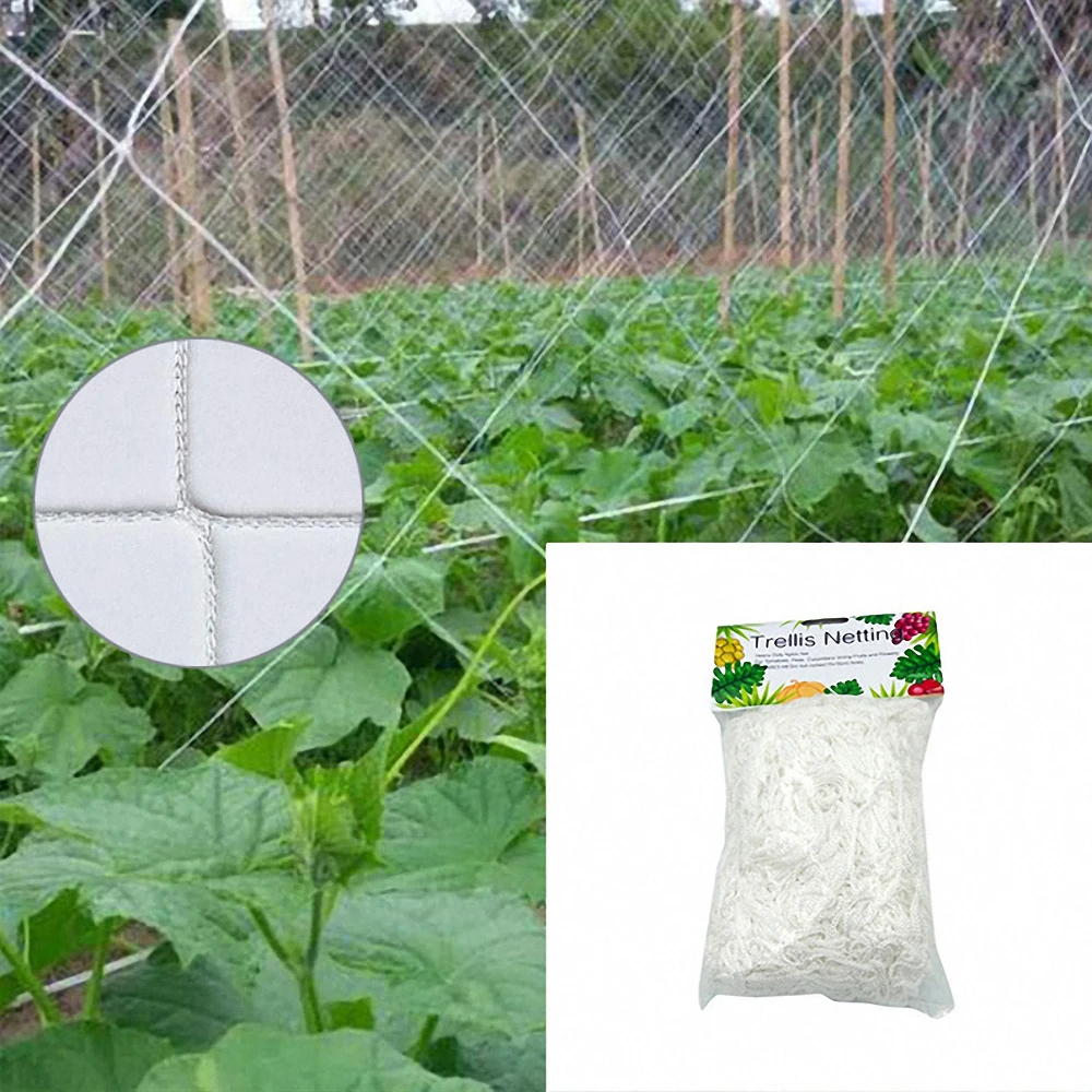 

Mesh 5/10m Polyester Net Loofah Netting For Morning Glory Vine Flowers Garden Plants Climbing Net Cucumber Vine Grow Holder