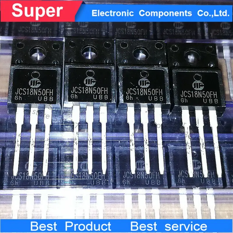10 шт./лот MOSFET JCS18N50FH 18N50 JCS18N50 TO 220FTransistor оригинальный nuevo Новый 18A500V|Аксессуары для