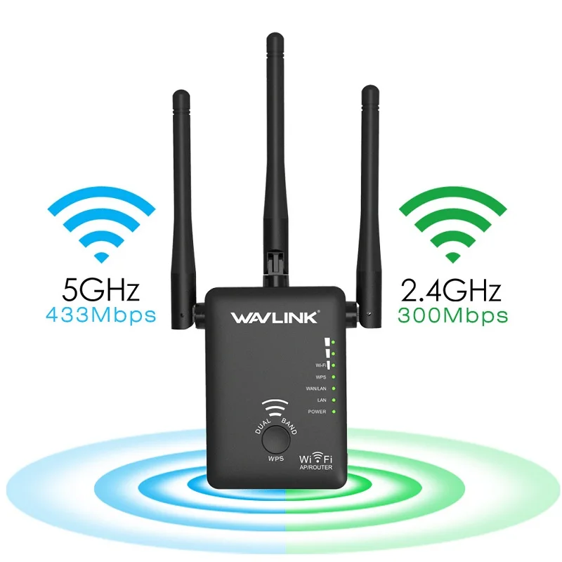 750mbps repeater Wavlink Беспроводной Wi-Fi ретранслятор с высоким коэффициентом усиления антенна wifi маршрутизатор/точка доступа WPS Wi-Fi диапазон расширитель Усилитель сигнала Усилитель - Цвет: 750mbps repeater