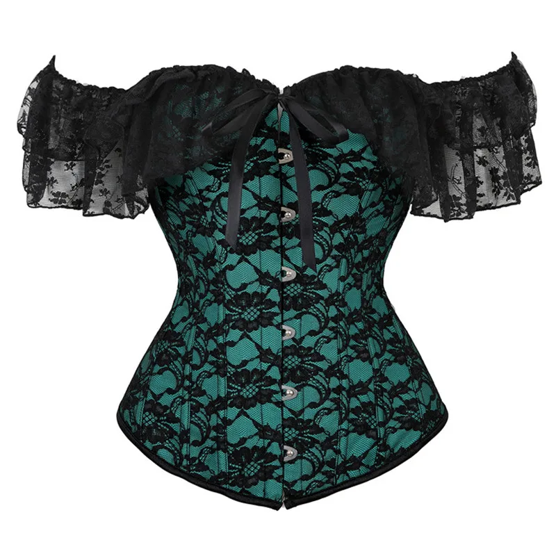 

Corset Sexy Steampunk Bustier Women Sexy Corselet Party Club Off Shoulder Lingerie Gothic Bodice Clothes Guepiere Korzet Corsage