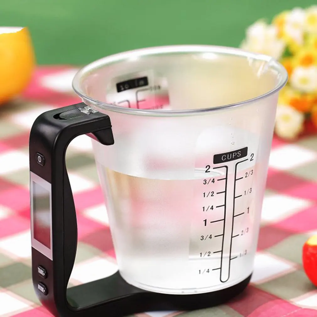 Кухня электронные весы измерительная чашка для выпечки 1Kg600Ml мерный стакан
