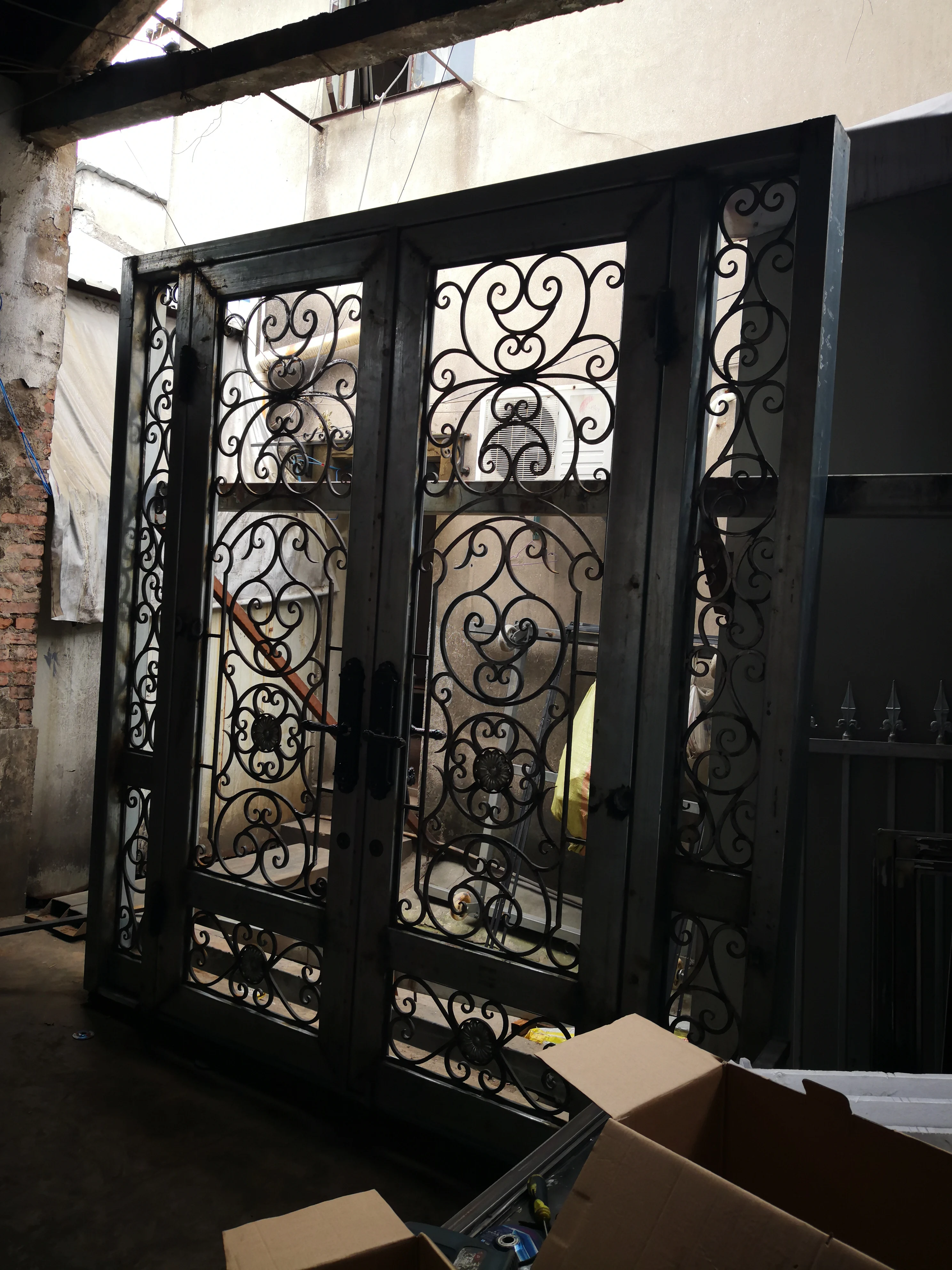 

Hench 100% steel iron doors model hc-id134