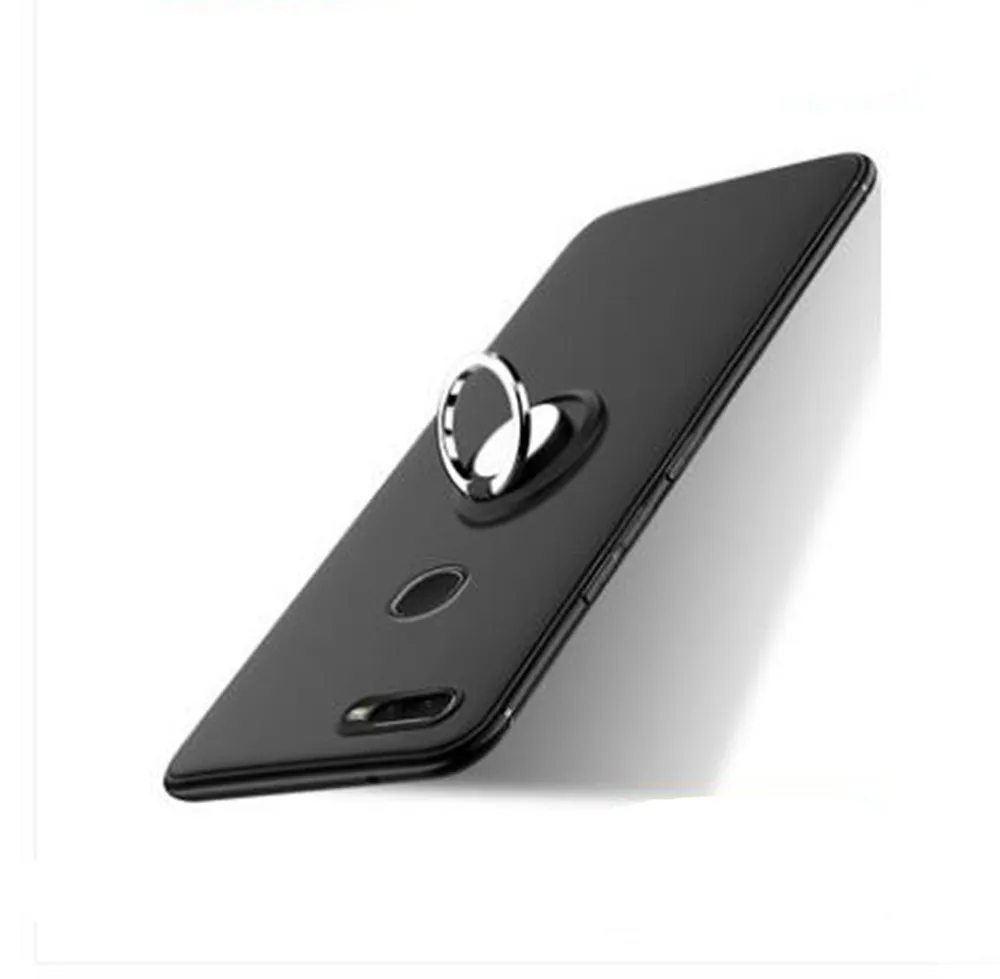 Силиконовый чехол для ZTE Blade V9 Vita роскошный с магнитным кольцом-держателем