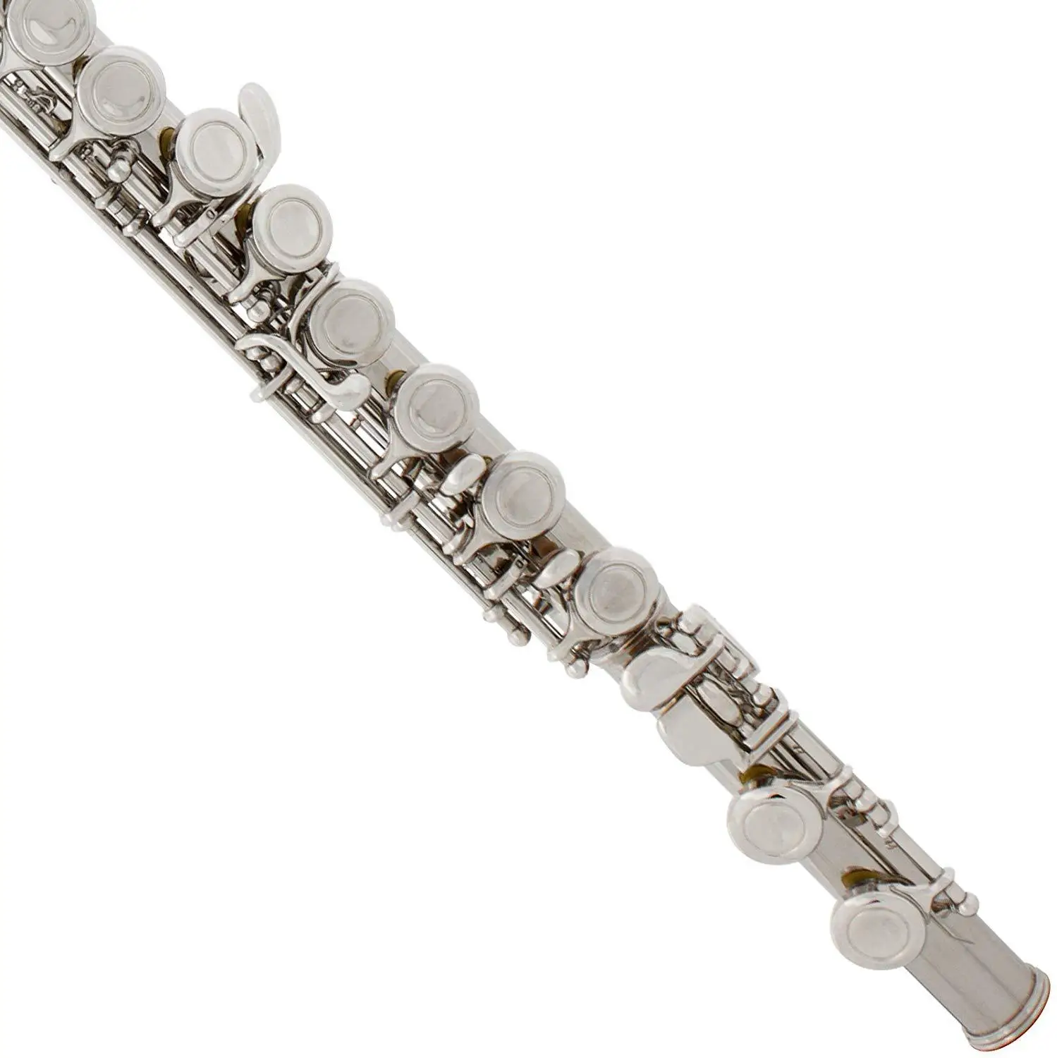 Флейта с ключом 16 отверстиями капроникель никелевым посеребренным покрытием