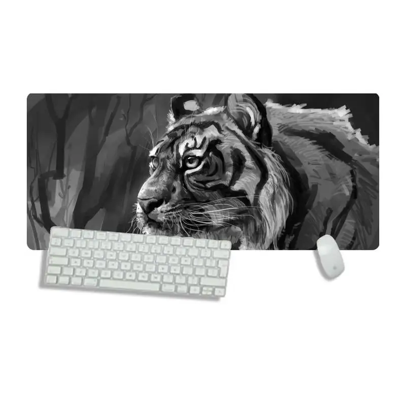 

Tiger cool Mighty Mousepad PC Computer mat Desk Table Protect Gamer Office Work Large Mouse pad mats Non-slip Laptop Cushion