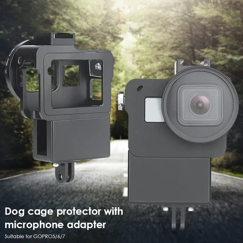 Аксессуары для Gopro 5/6/7 черная пленка объектива Защитная ЖК экрана Закаленное