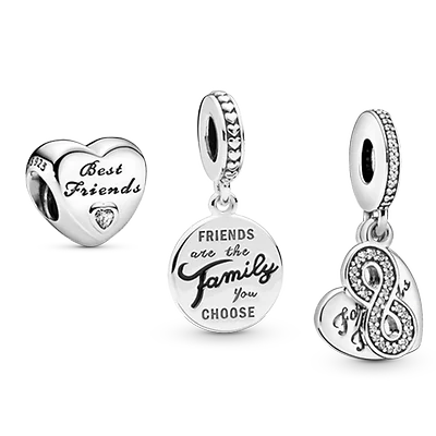 Best Friends Heart &amp Key Pendant Birthday Card Friend Are Family Dangle Charm fit Pandora charms silver 925 original bracelets |