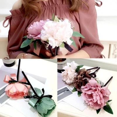 Creative fashion rose ballpoint pen simulation flower Lace Bowknot Writing pen gifr free shipping