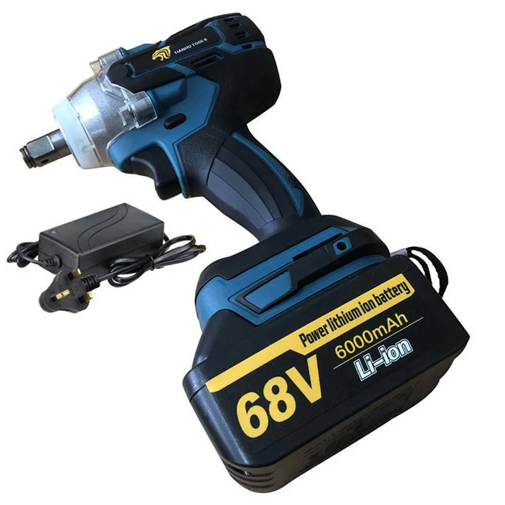 

Rechargeable Electric Brushless Impact Wrench 520Nm Cordless Impact Wrench Electric Impact Wrench Socket Wrench Power Tool