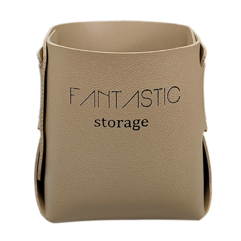 

Водонепроницаемая кожаная Складная Настольная корзина-поднос для шкафов