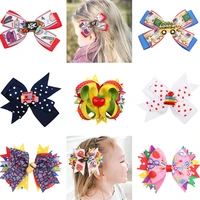 hair bows clips for back to school sweet kids girls bowknot hairclips 2021 fashion hairpin barrettes hair accessories ornament