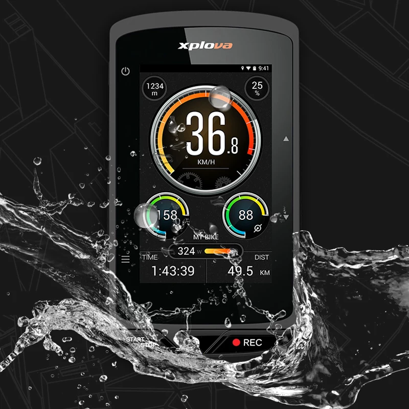 Велокомпьютер Magene Xplova X5 Evo GPS Bluetooth 4 0 ANT + спидометр Измерение частоты вращения