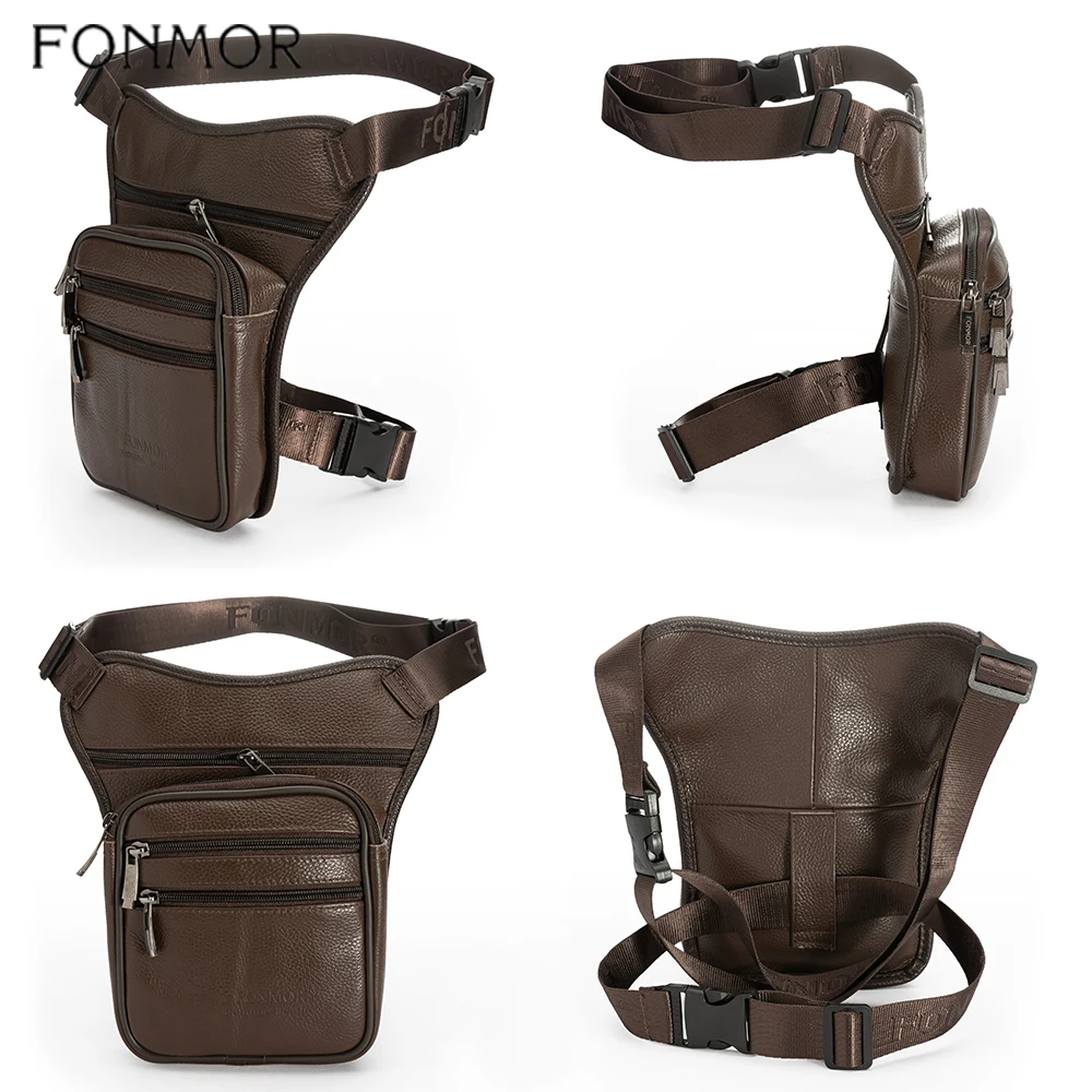 Поясная Сумка FONMOR мужская из натуральной кожи забавная сумочка на бедро чехол