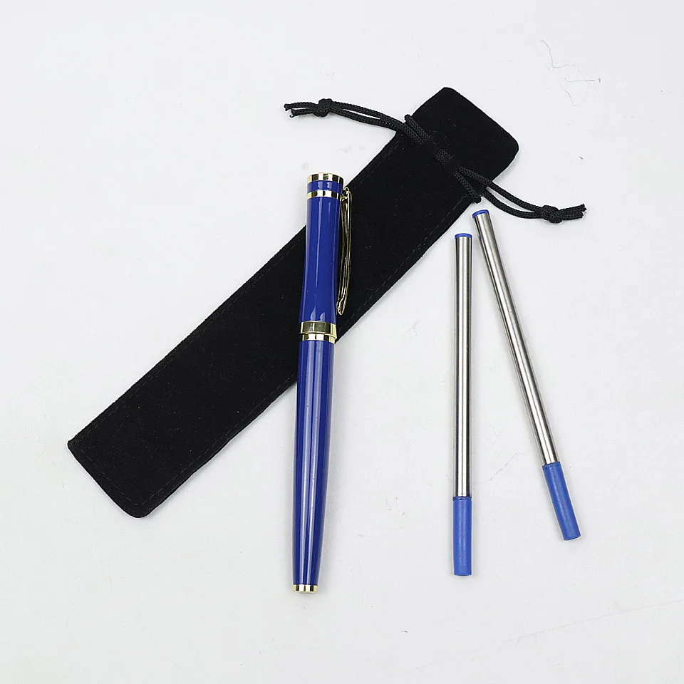 Шариковая ручка ZiViMi металлическая 0,7 мм синяя/черная