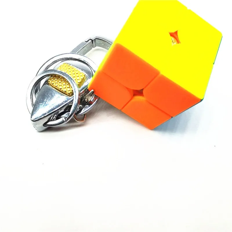 

Colored miniature magic cube with key chain pendant students toys