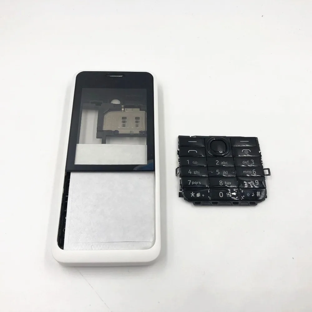 Полный корпус для Nokia Asha 301 n301 версия с двумя картами + клавиатура крышка