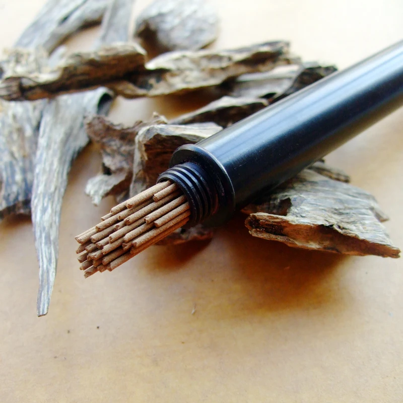 Натуральные вьетнамские ароматические палочки Agarwood Oud 20 см + 35 шт. Aquilaria для дома