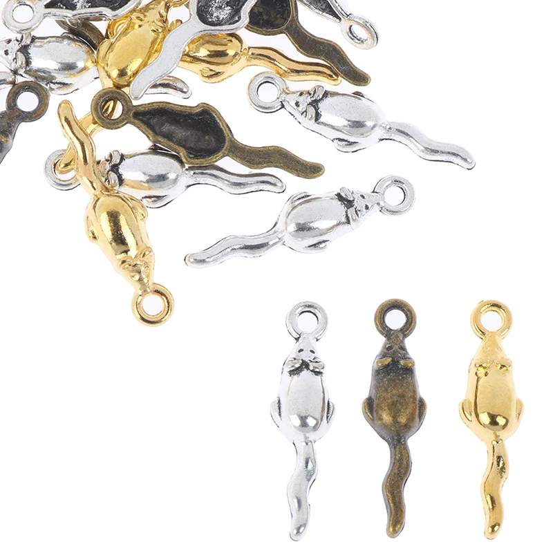 10 шт./компл. подвеска маленькая мышь милая крыса Очаровательные Подвески для