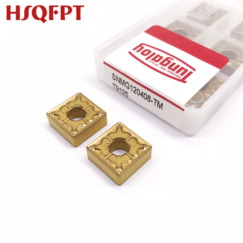 10 шт. SNMG120408 TM T9125 Tungaloy внешний токарный инструмент карбидная вставка для