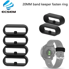 Rubber Replacement Watch Strap Band Keeper Loop Security Holder Retainer Ring for Garmin vivoactive3 vivomove hr forerunner 645