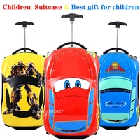 3d kids suitcase car travel luggage children travel trolley suitcase for boys wheeled suitcase for kids rolling luggage suitcase