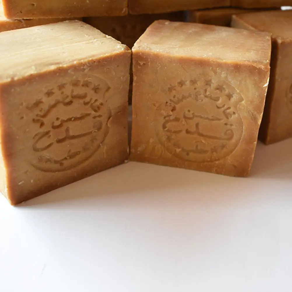 

Hassan Kada Olive Oil Handmade Ancient Soap Three-year from Imported Handmade Dried oil olive Aleppo Syrian laurel oil Soap A5V8