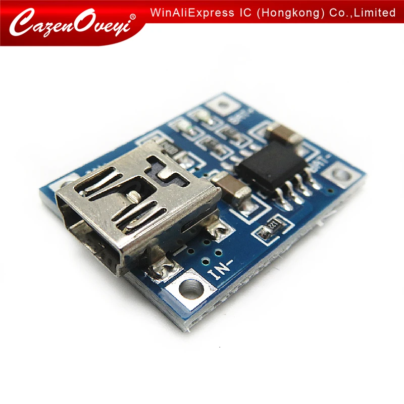 5 шт./лот TP4056 1A Mini USB порт майка литий полимерный usb аккумулятор зарядки доска