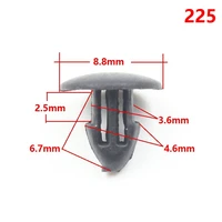 automotive trim panel sealing rivets 4mm hole plastic sealing nail retainer fastener retaining clips