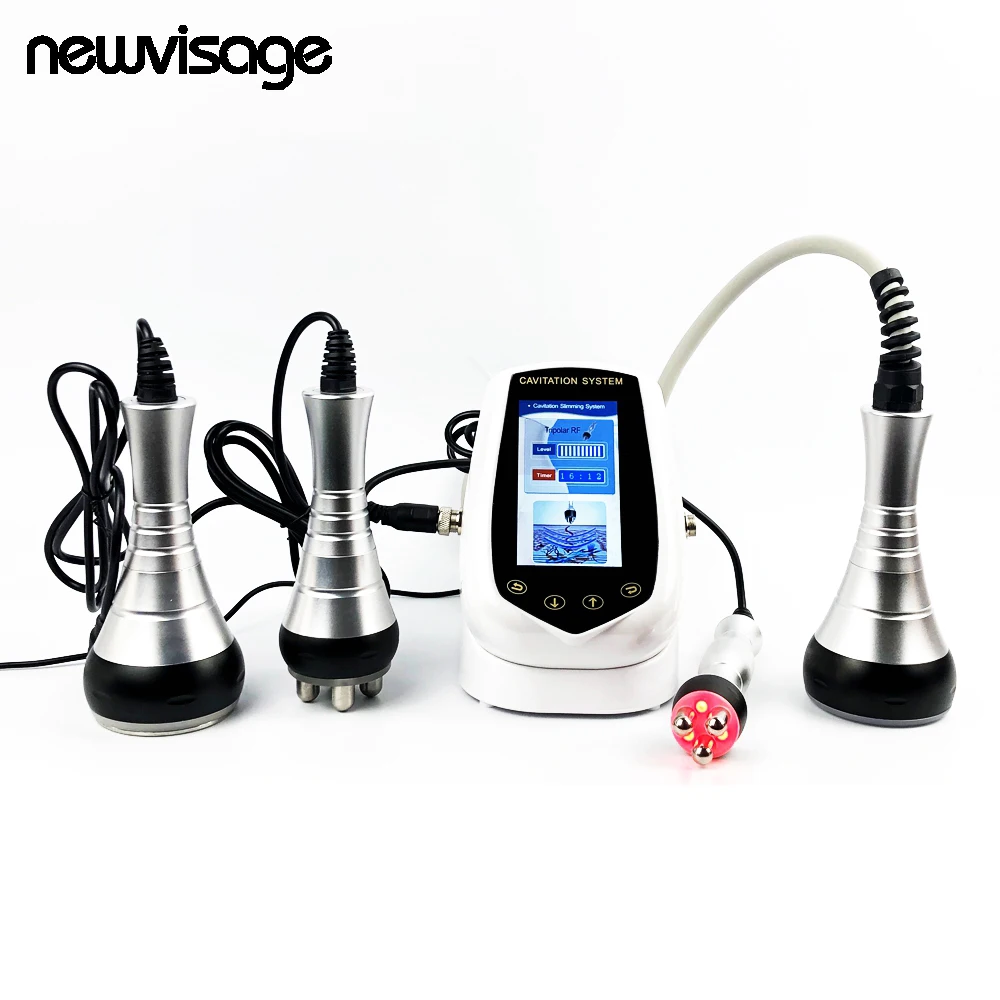 

5 Wands Weight Loss Beauty Machine 40KHz Ultrasonic Cavitation Fat Reduce Vacuum Cup RF Body Shapping Radio Frequency Skin Tight
