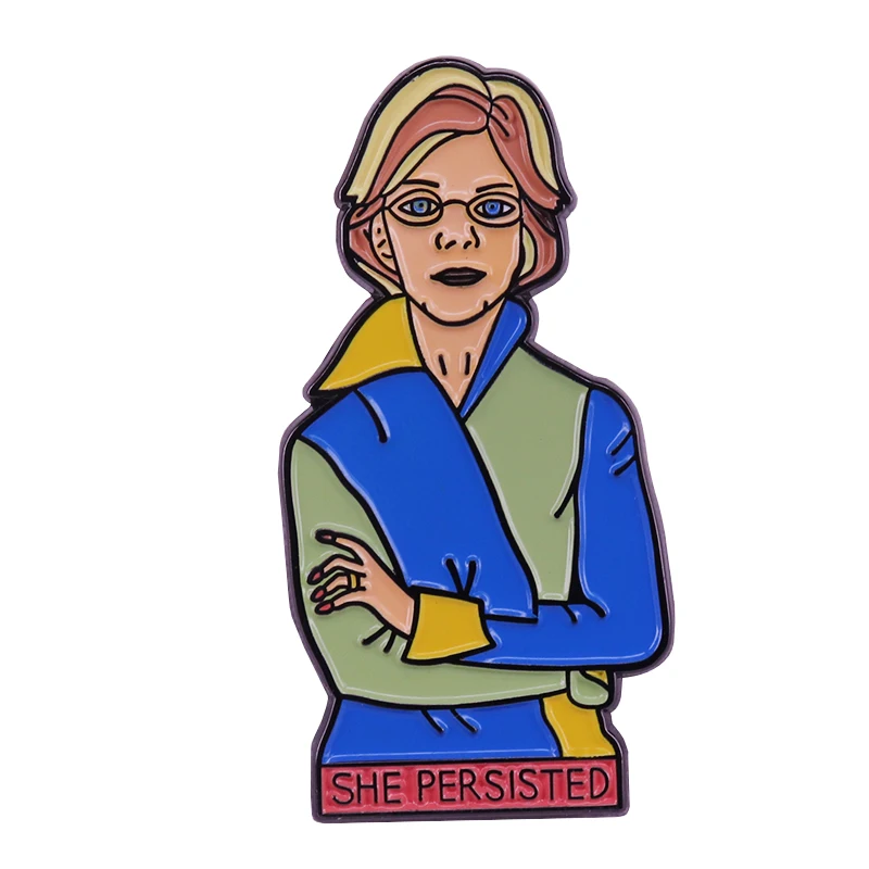 Тем не менее она сошла с булавкой|Броши| |