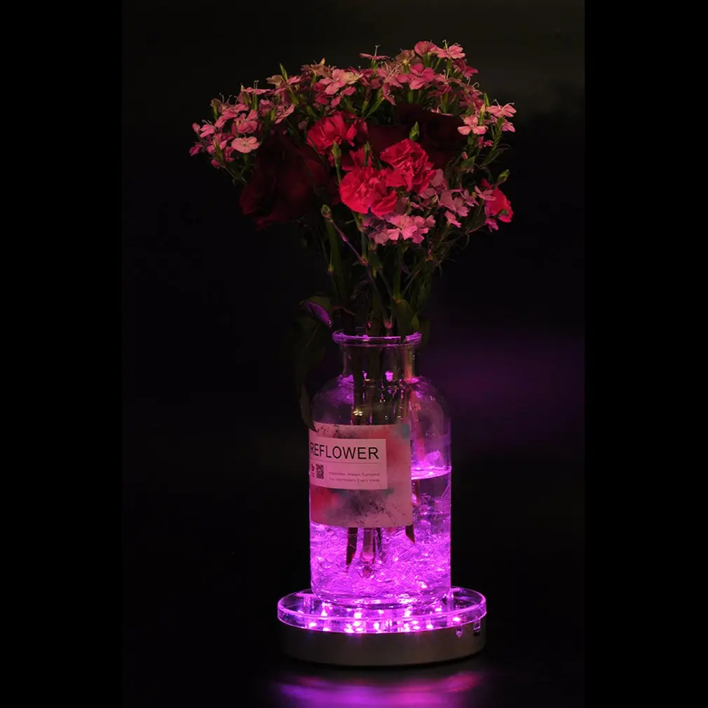 

Rechargeable High-end Hookah Lamp Holder LED Stand Base Light Remote Control Full Color LED Hookah Light