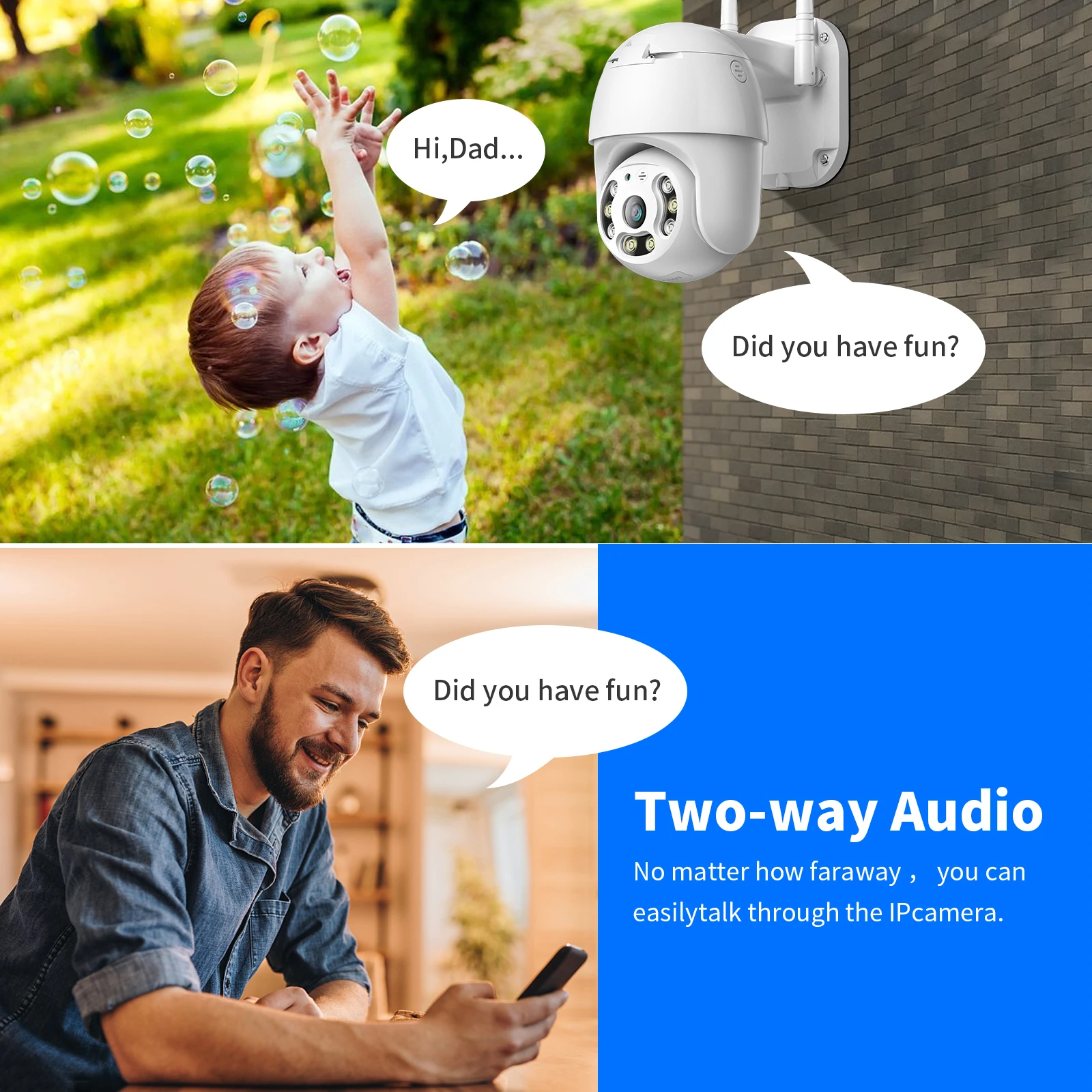 1080p 3mp 5mp ip camera wifi wireless outdoor camera full color night vision ptz camera audio network cctv surveillance camera free global shipping