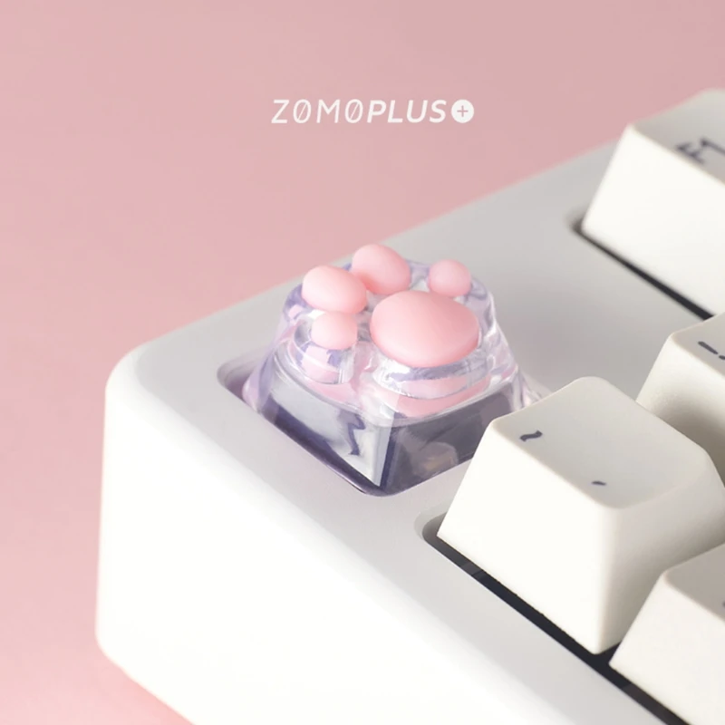 

3D Resin -Cat Paws Pad Mechanical Keyboard KeyCaps for cherry MX Switches K3KB