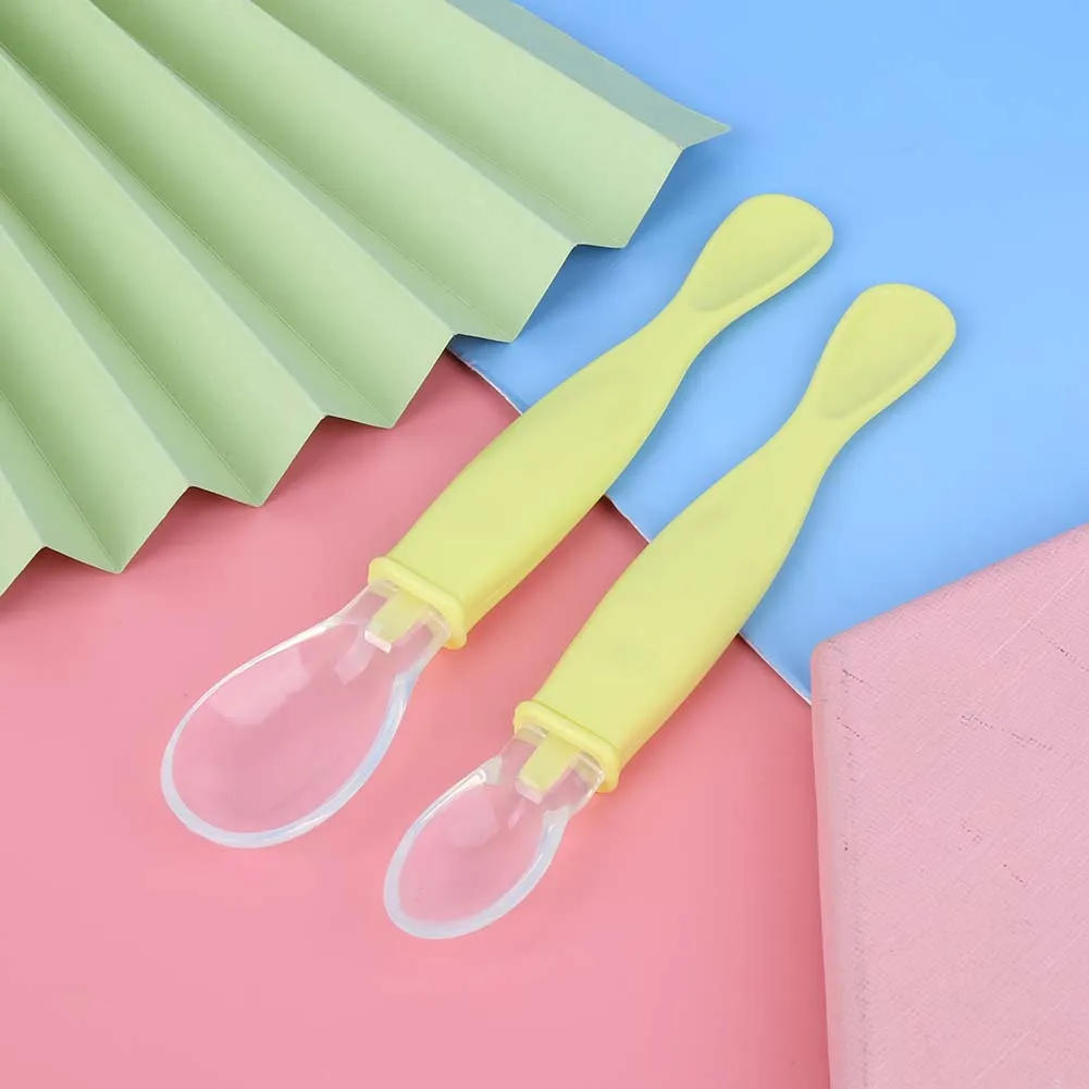 2 шт. детские ложки посуда для кормления детей столовые приборы ложка силиконовые