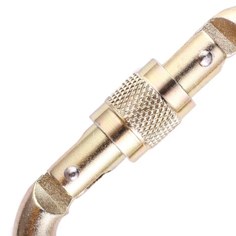 

High-Strength Carabiner Clip Hook 4500 Kg Rock Climbing Load-Bearing Steel