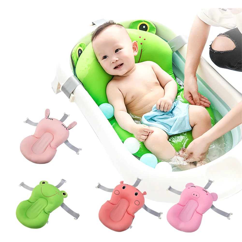 Детский портативный плавающий коврик для ванной новорожденных нескользящий