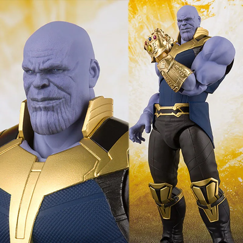 

New Marvel Avengers Infinity War 3 SHF figure Thanos action figures model toys