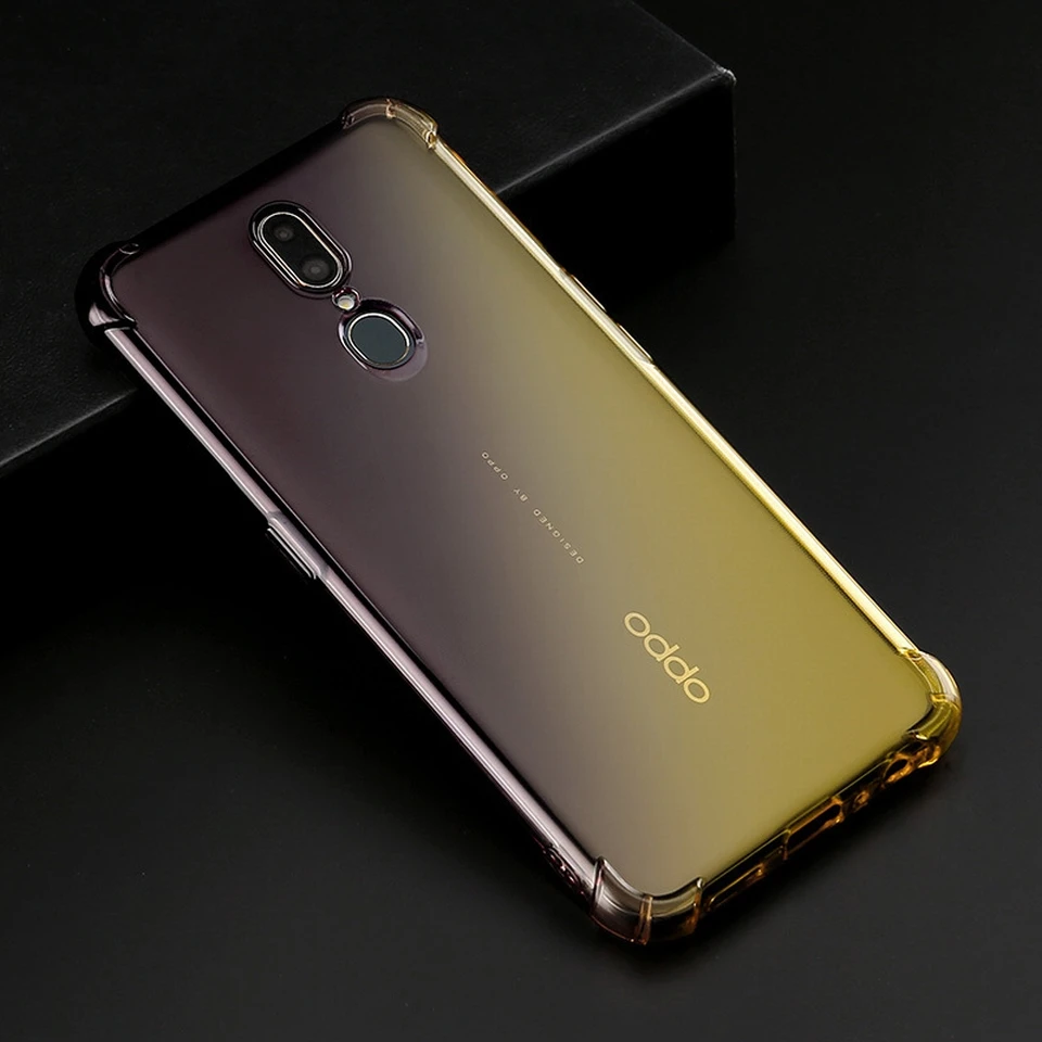 Постепенное изменение цвета для oppo A83 A71 чехол F1S A59 защитная задняя крышка