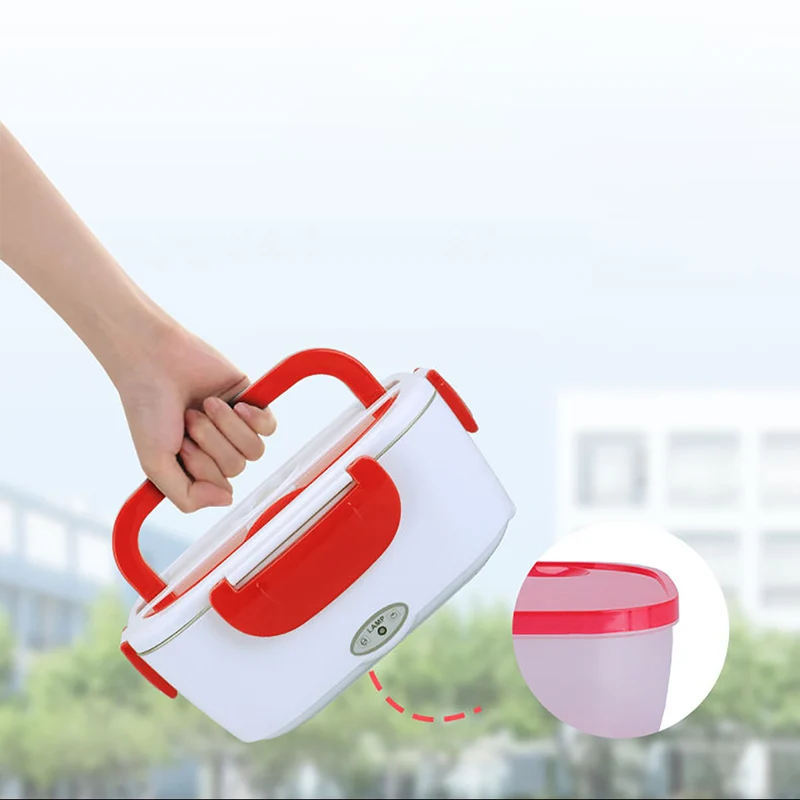 

Портативный с электрическим подогревом Коробки для обедов Авто Еда контейнер риса теплые Bento Коробки большой Ёмкость кухонный пищевой конт...