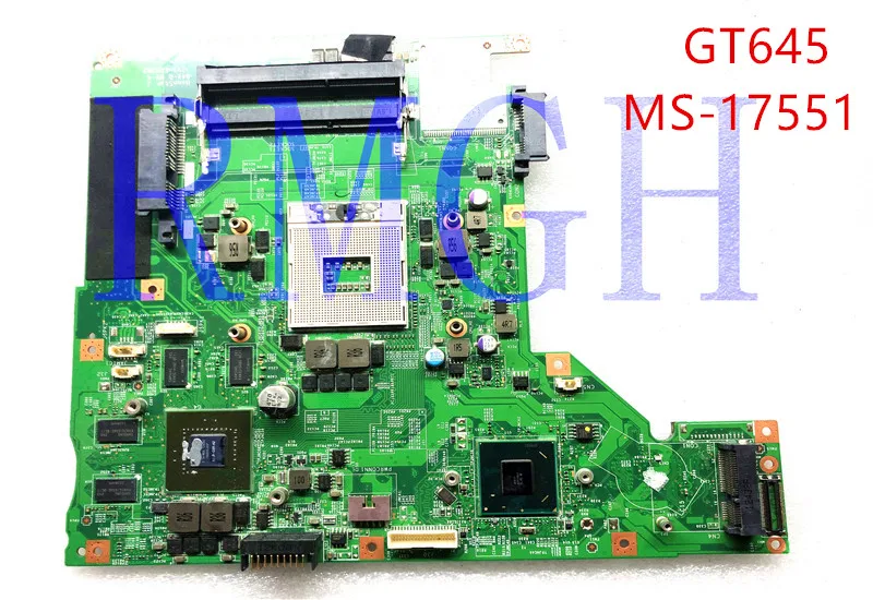 

FOR MSI CX70 0NF CR70 Motherboard MS-17551 MS-1755 BD82HM76 SLJ8E onboard NVidia 2GB GT645M from Canada 100% TEST OK!